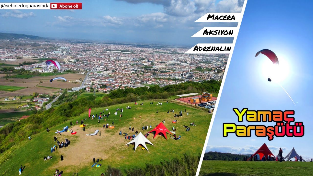 Marmara Bölgesinin En Eski Doğal Yamaç Paraşütü Noktası! Kırantepe, Serdivan/Sakarya! Vlog...