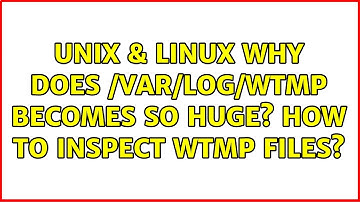 Unix & Linux: Why does /var/log/wtmp becomes so huge? How to inspect wtmp files? (3 Solutions!!)