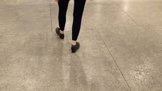 Sarah's 5-count riff fancy footwork