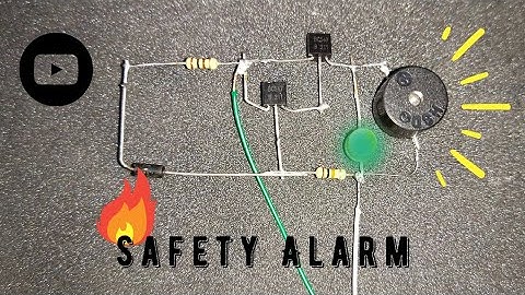 Fire safety alarm circuit using bc547 Transistors | New transistor project. #bc547transistor