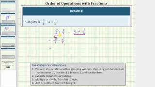 Simplify an Expression in the Form:  a*1/b-c/(1/d)