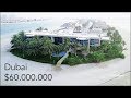 Inside a $60 Million Dubai Mega Mansion! - Palm Jumeirah Island Villa