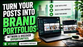 How to Turn Your Social Media Posts into a Professional Portfolio (No Coding)
