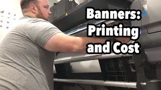 HP Latex banner costs  vlog 105  Print Shop Updates