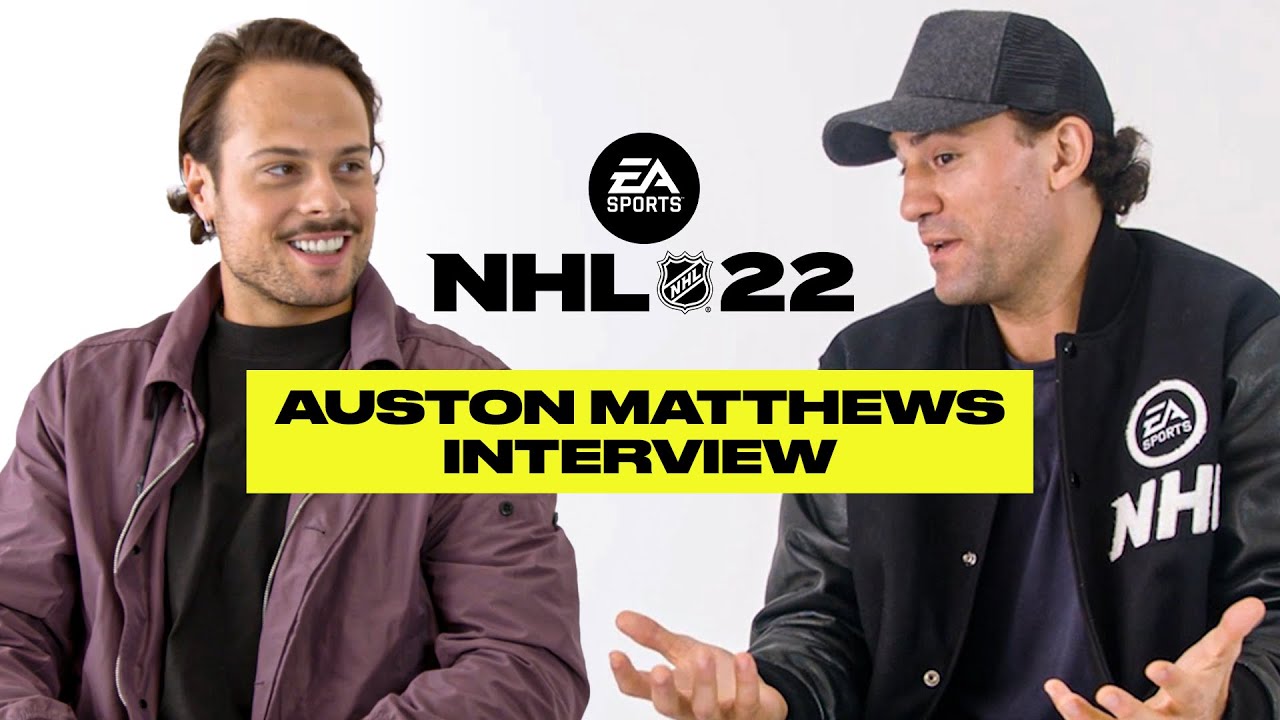 Auston Matthews Of The Toronto Maple Leafs Is NHL 22's Cover Star
