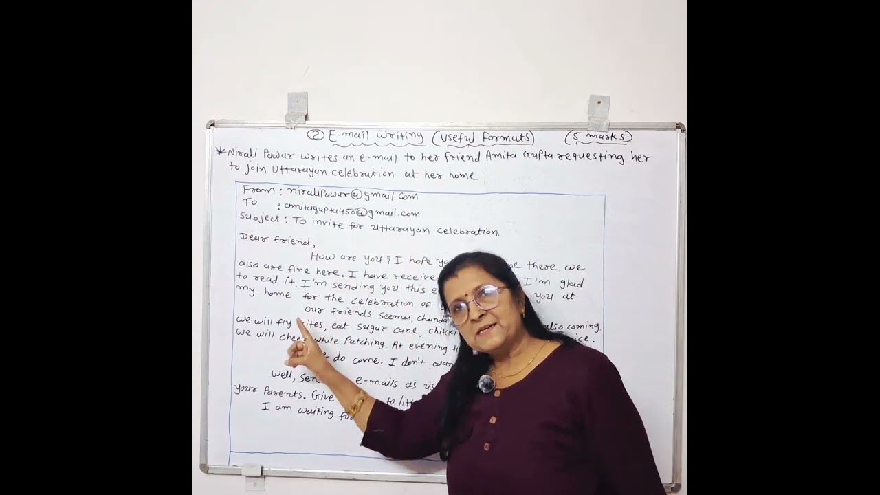 INVITATION EMAIL FORMATE MOST IMP FOR STD-9,10,11,12 ENGLISH GRAMMAR SERIES BY CHANDRIKA PATEL 