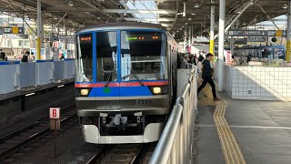 東急目黒線　都営6300形6334F 多摩川駅発車