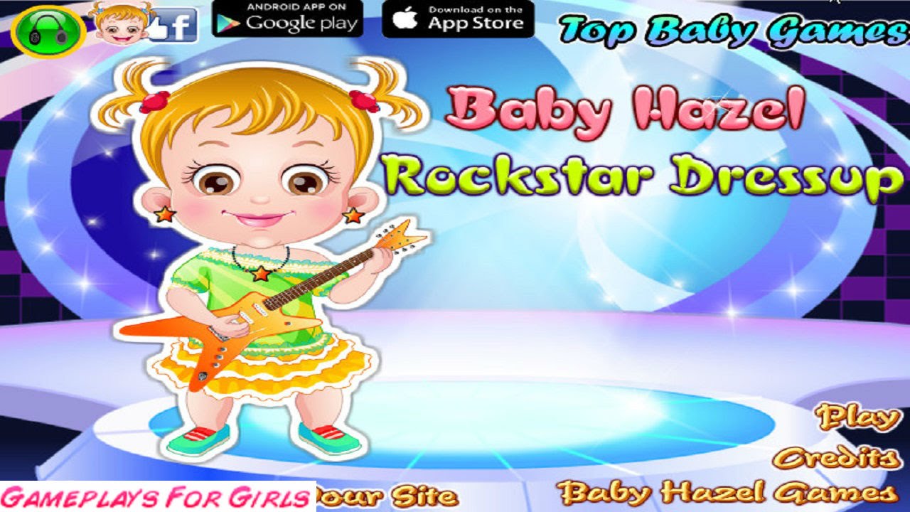 ♥ Baby Hazel Rockstar Dress Up Game ♥ New Baby Hazel Games YouTube