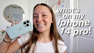 WHAT'S ON MY IPHONE 14 PRO!!