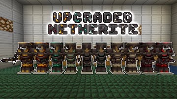 Upgraded Netherite Mod!│Minecraft Mod Showcase