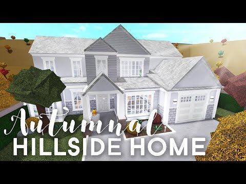 Autumnal Hillside Home 130k Bloxburg Build Alixia Youtube
