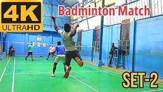 Doubles Badminton Match AMIT & DEBAYON Vs SOURAV & TUHIN #shuttlershubho #badmintontrickshots