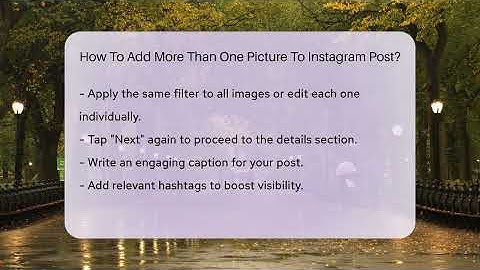 How To Add More Than One Picture To Instagram Post? - Everyday-Networking