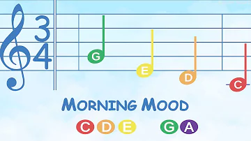 Morning Mood - PLAY ALONG Boomwhackers, Deskbells, Xylophone