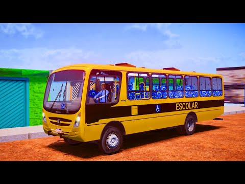 Ônibus Escolar Americano - Proton Bus - Lukas Gameplays