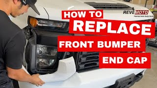 How to Replace Front Bumper 2020-2022 Chevrolet Silverado 2500/3500 HD Extension Cap or End Cap