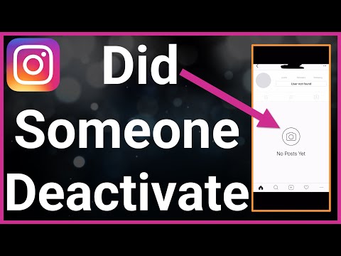 Video: Ali lahko blokirate nekoga, ki je deaktiviral svoj račun?