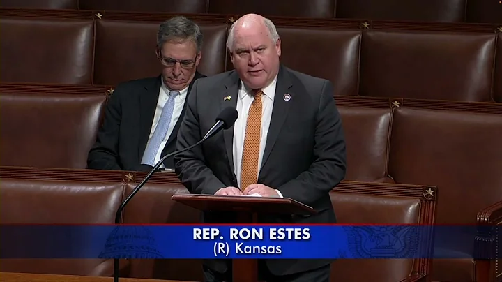 Rep. Estes Delivers Floor Speech In Support of Sus...