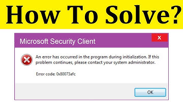 How To Fix Windows Defender Error Code 0x80073afc || Windows 10/8/7