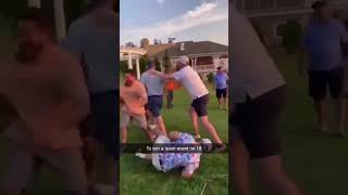 He was built for moments like this. 😤 (📹: Instagram/ rmahoney_33)  #shorts #golf #clutch