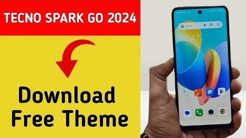 How to download free theme, Tecno Spark go 2024 me theme Kaise badle, theme change