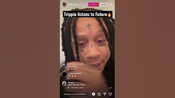 Trippie Redd listens to Future New Album ! [Live Instagram]