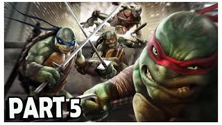 TMNT out of the Shadows Walkthrough Part 5 PS3 Shredder is BROKEN!