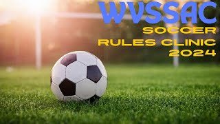 2024-25 Soccer Rules Clinic