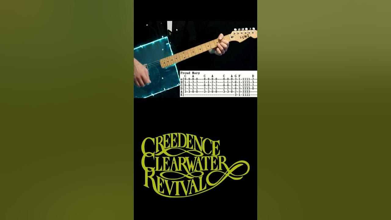 Creedence Clearwater Revival Proud Mary Guitar Tab Cover