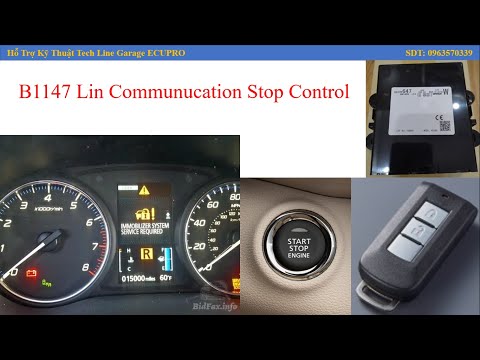 Những lỗi hay gặp trên Mitsubishi Xpander - Lỗi B1147 Lin Communucation Stop Control trên Xpander.