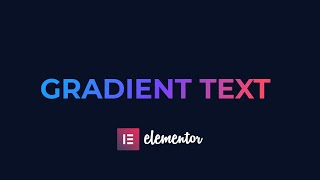 Gradient Text Effect with Elementor | Elementor Tips and Tricks screenshot 1