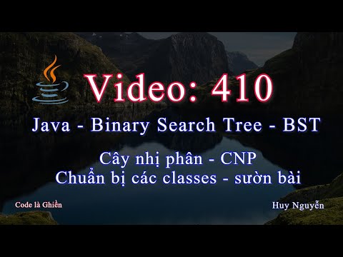 Video: Làm cách nào để bạn triển khai cây tìm kiếm nhị phân trong Java?