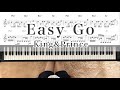 Easy Go king&amp;prince【楽譜あり】キンプリ piano 킹앤프린스