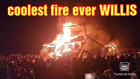 Coolest fire ever WILLIS
