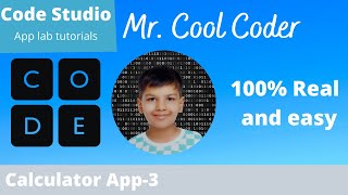 Tutorial Division| App Lab| Code Studio| Mr. Cool Coder screenshot 1