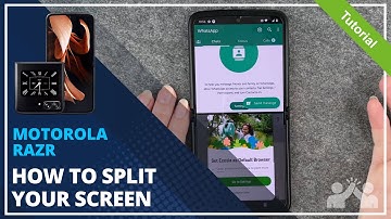 Motorola Razr – How to use the Splitscreen • 📱 • ➗ • 👍🏼 • Tutorial