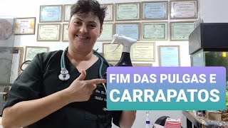 ACABAR COM PULGAS E CARRAPATOS NO AMBIENTE