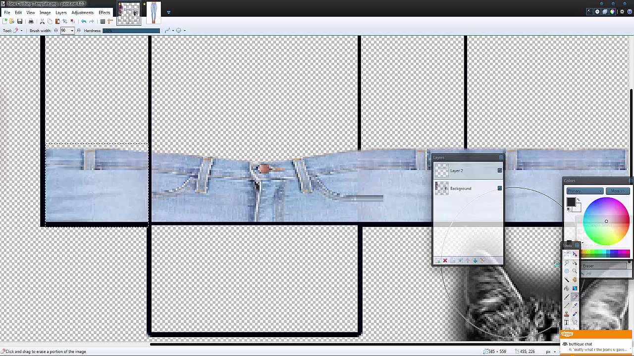 Roblox Ripped Jeans Template