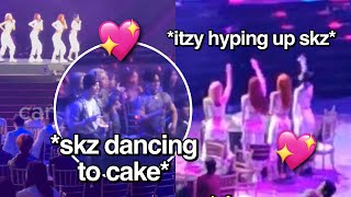 Itzy & Stray Kids supportive sibling energy at AAA 2023