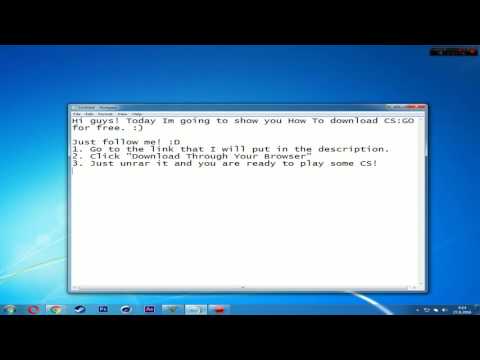 How To? - Download CS:GO. WORKING FREE! (2016)