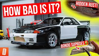Building and Heavily Modifying a 1989 Nissan Skyline R32 GTS-T - Part 3 - Uncovering hidden RUST...