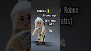 Este Juego Da Robux #shorts #roblox #robux