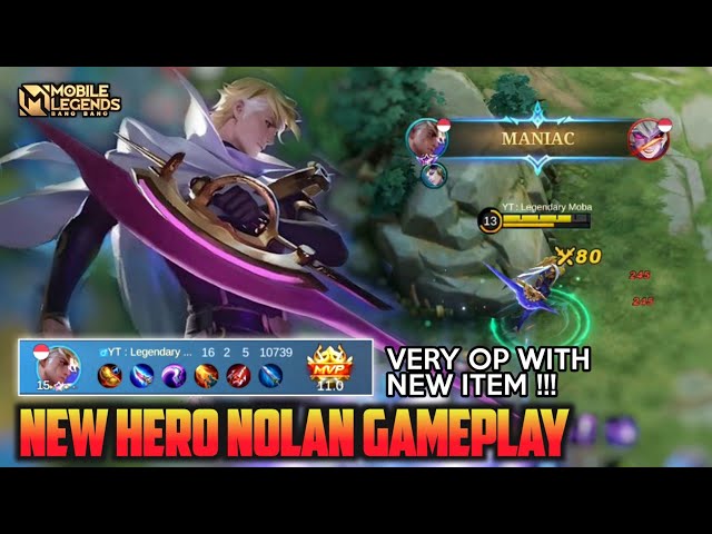 Nolan Mobile Legends , New Hero Nolan Overpower Assassin - Mobile Legends  Bang Bang 