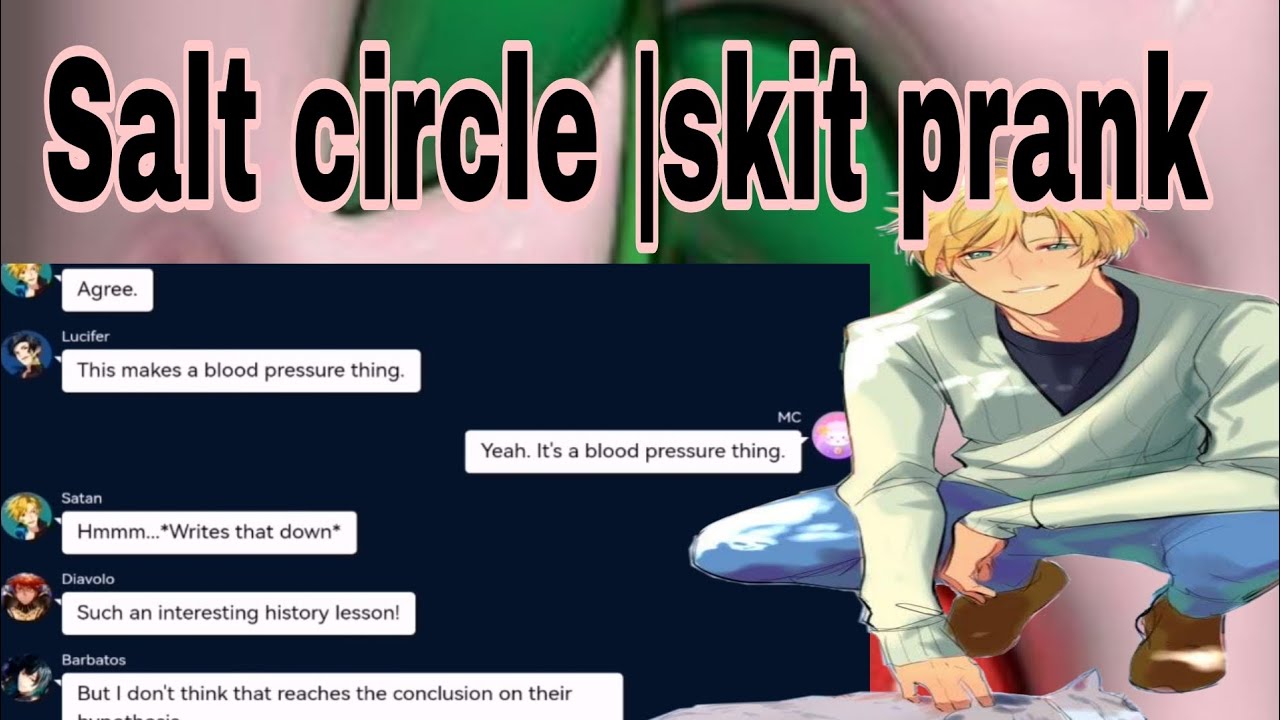 Obey me text: salt circle |skit prank 