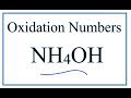 Oxidation Numbers in Ammonium Compounds
