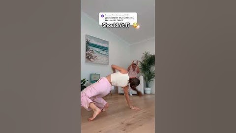 Thumbnail of THIS WAS NOT EASY! 😳🤯 Revolving door - Tate McRae #trend #viral #flexible #couple #shorts