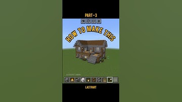 Minecraft Survival House Tutorial Part-3 ||  #minecraft #easyhouse #housedesign #gaming