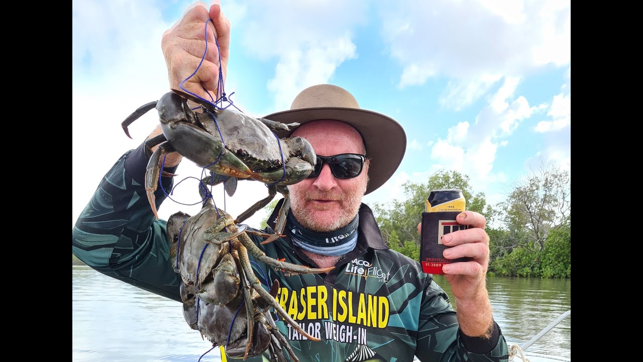 Catching Mud Crabs, Bag Out, 14 crabs with Big Harry Townsville YouTube