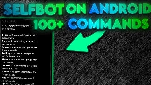 discord selfbot - 100+ commands - op selfbot - how to make selfbot on Android - By Coding With Naman