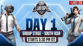 [EN] PMCO South Asia Group Stage Day 1 | Fall Split | PUBG MOBILE CLUB OPEN 2020